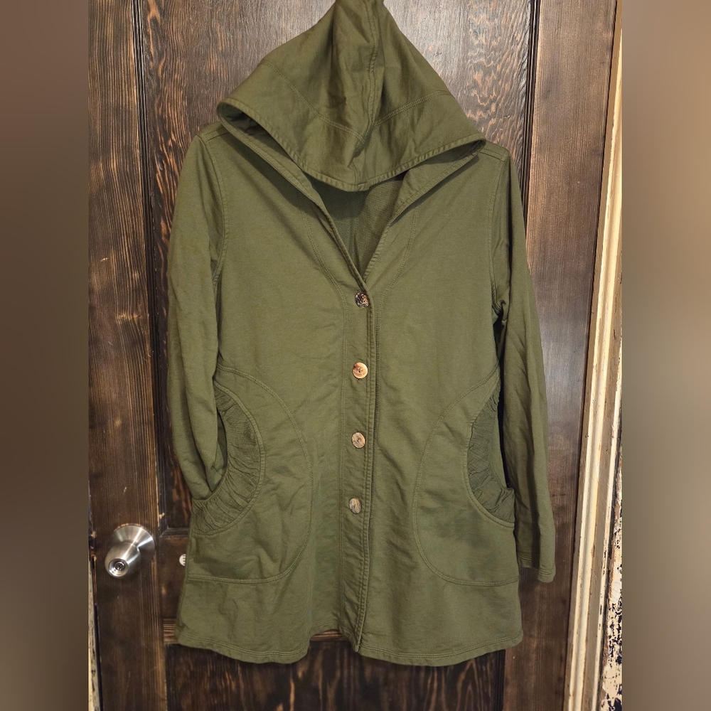 CMC Women's Utility Jacket with Hood - Green